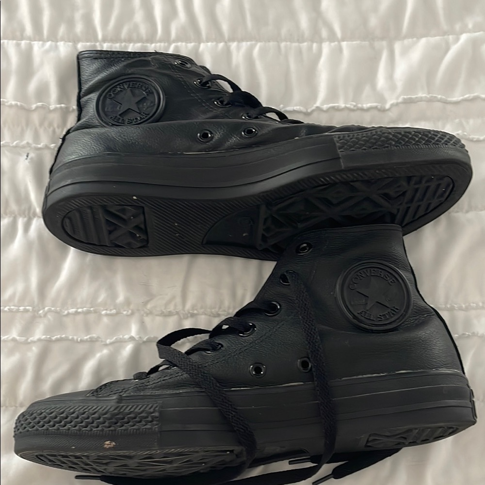 Converse Black Sneakers Minimalist Design